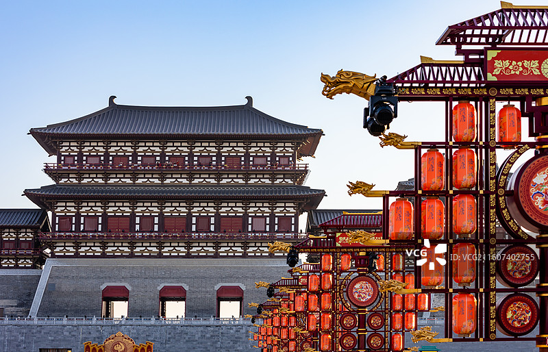 洛阳应天门组图图片素材