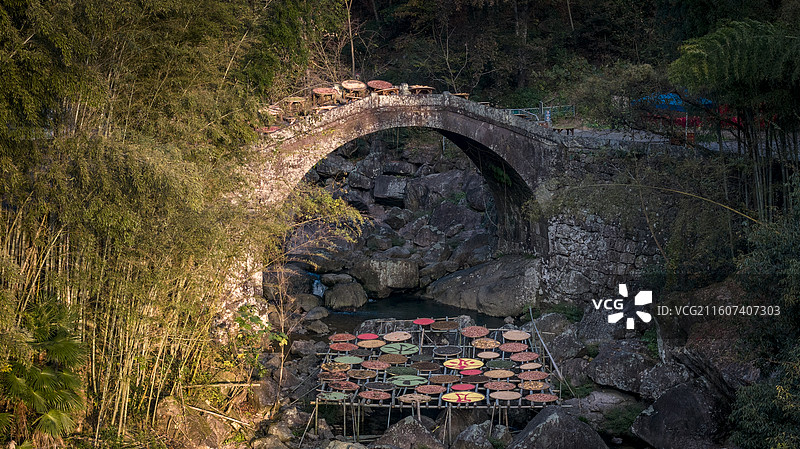 浙江余姚四明山丹山赤水景区图片素材