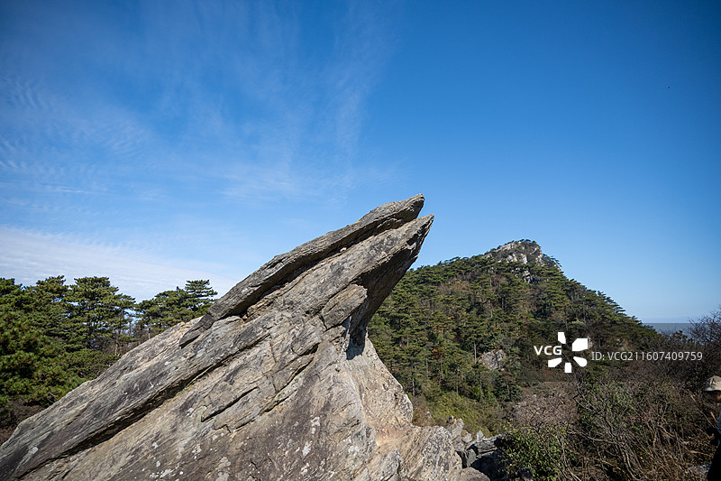 江西庐山五老峰 鹰嘴石图片素材