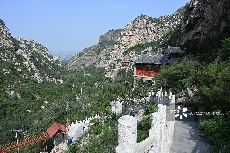 忻州定襄县七岩山景区图片素材
