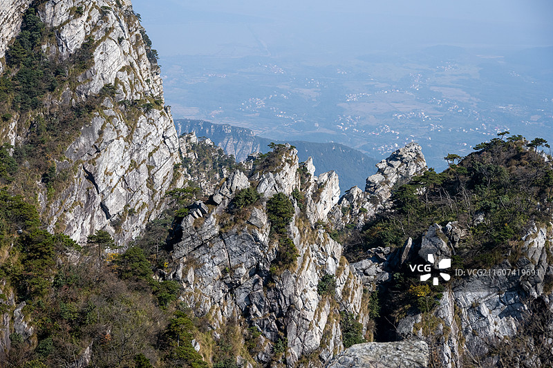 江西庐山五老峰 文化名山 山川锦绣 峭壁图片素材