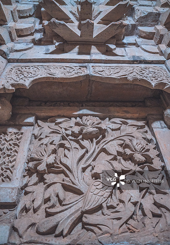 山西稷山县马村宋金砖雕墓图片素材