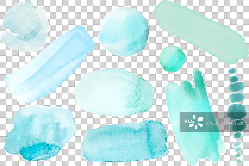 抽象水彩污渍包图片素材