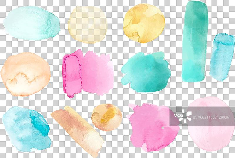 抽象的水彩笔触图片素材