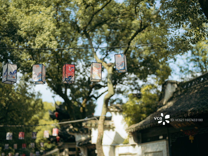 无锡惠山古镇 寄畅园图片素材