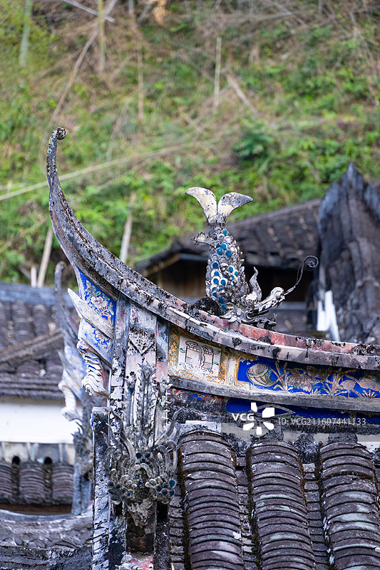 福州永泰闇亭禅寺建筑细节图片素材