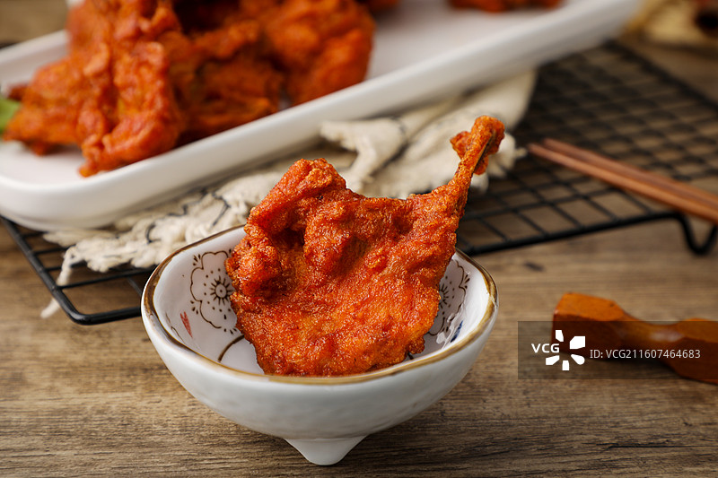 炸鸡架图片素材