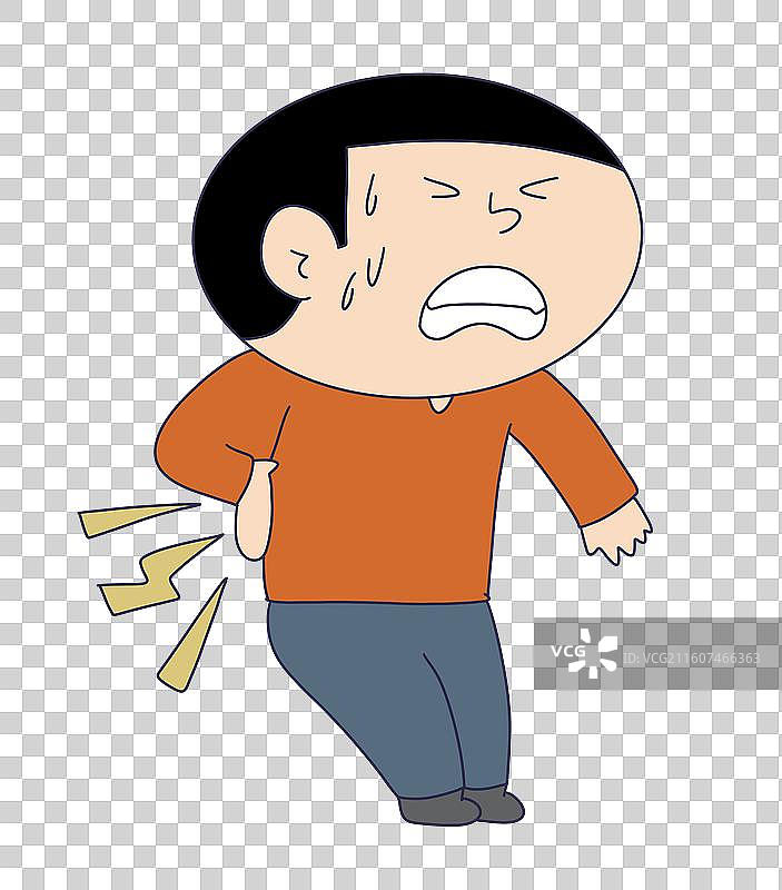 腰疼，肾部健康的人物图片素材