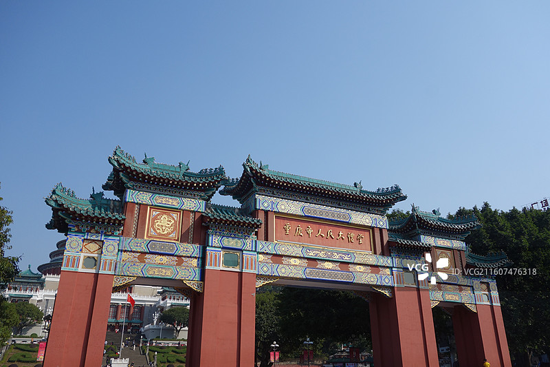 重庆市人民大礼堂重庆人民广场图片素材