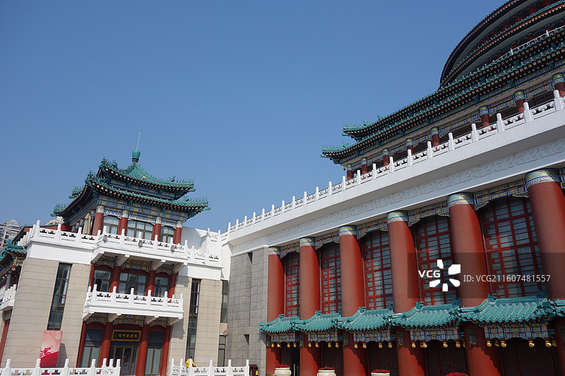 重庆市人民大礼堂重庆人民广场图片素材
