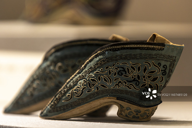 清代汉族服饰展图片素材