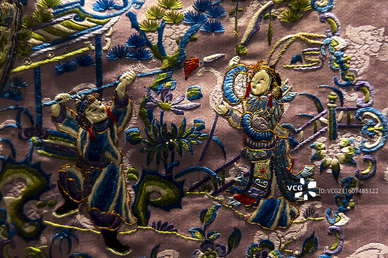 清代汉族服饰展图片素材