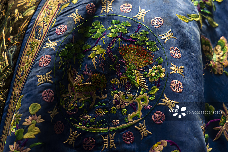 清代汉族服饰展图片素材