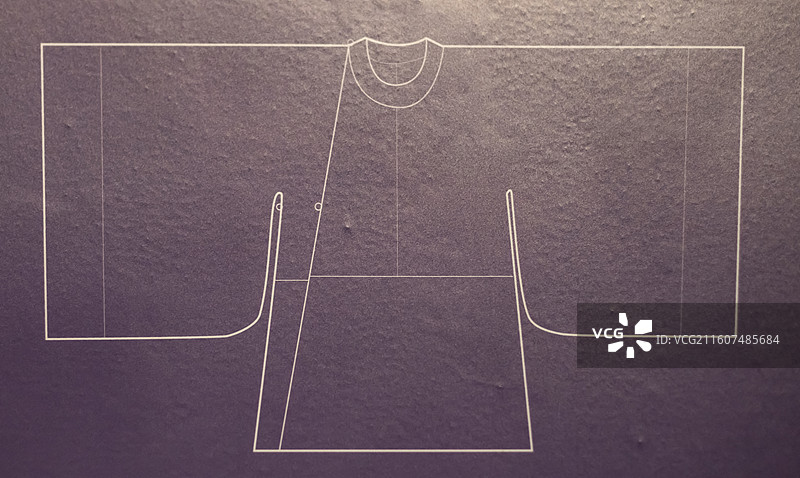 南宋公服款式示意图 中国国家博物馆图片素材