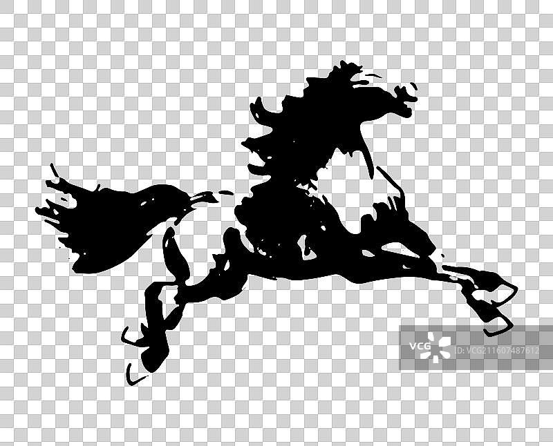 黑马 奔跑图片素材