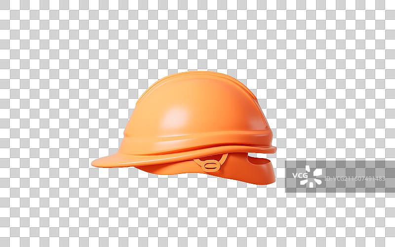 卡通安全头盔安全帽模型3D渲染图片素材