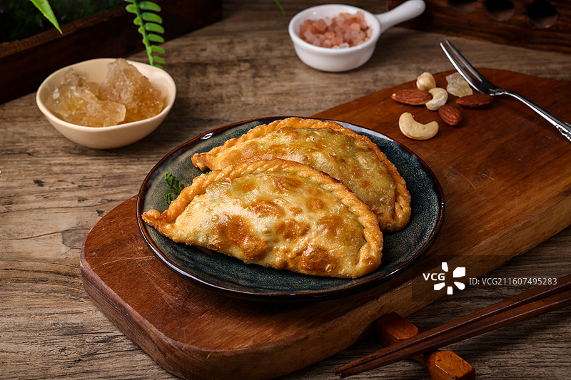 韭菜盒子图片素材