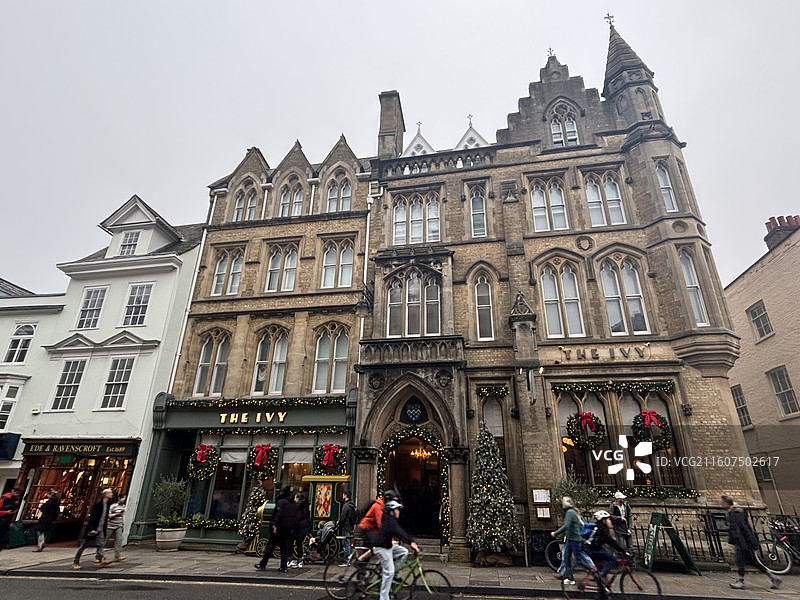 英国牛津牛静大学基督学院教堂哈利波特魔法学院图片素材