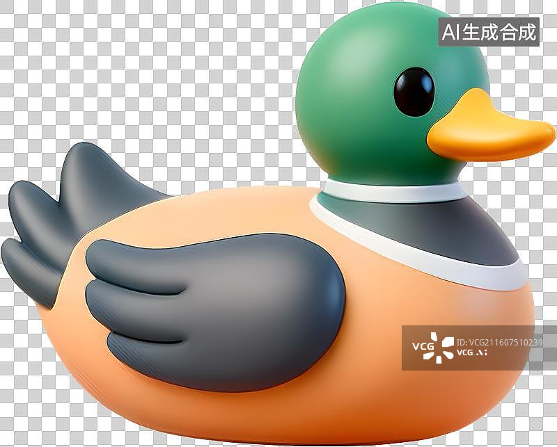 【AI数字艺术】3D风格婚礼结婚主题鸳鸯图片素材