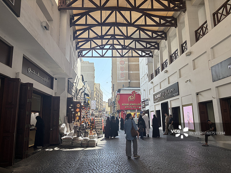 巴林麦纳麦城市旅游法塔赫大清真寺巴林门及集市巴林堡图片素材