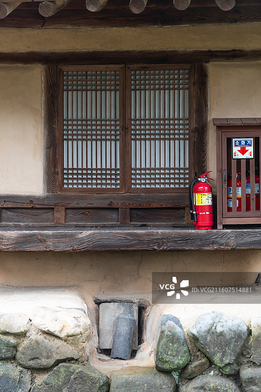 韩国传统村落-庆州良洞村图片素材