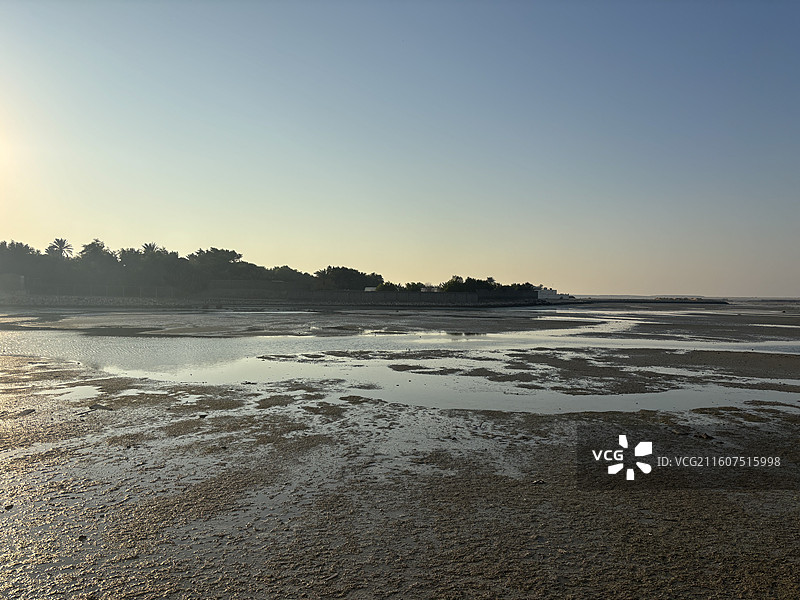 巴林麦纳麦城市旅游法塔赫大清真寺巴林门及集市巴林堡图片素材