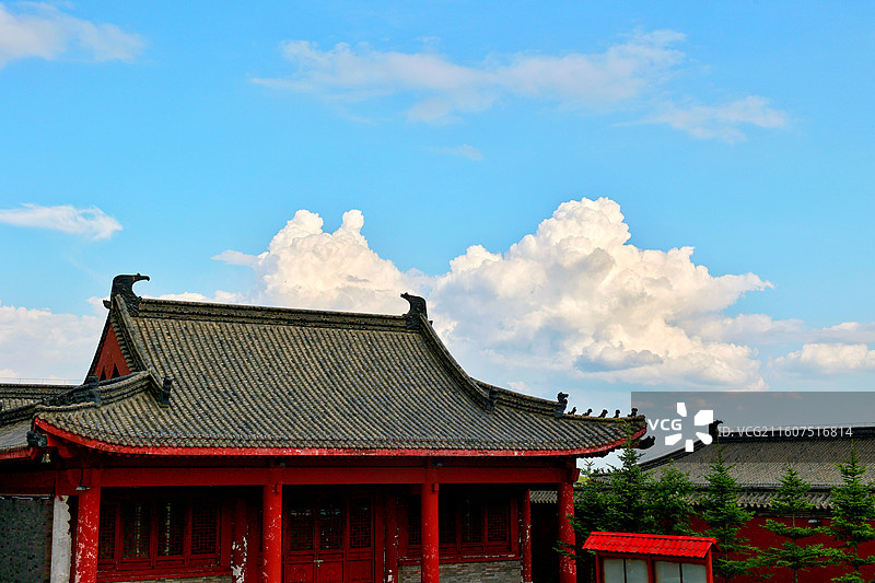 呼伦贝尔一塔两寺景区图片素材