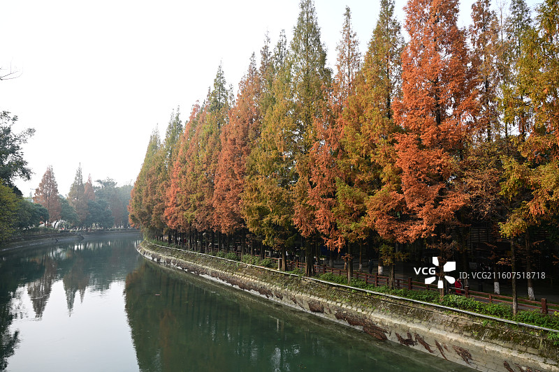 安靖蜀绣公园图片素材