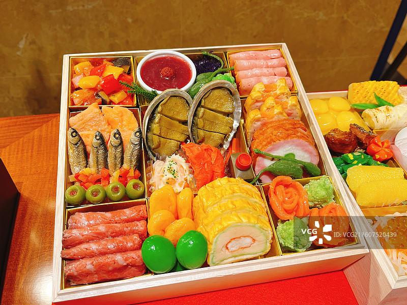 日式美食，豪华日式便当，模型图片素材