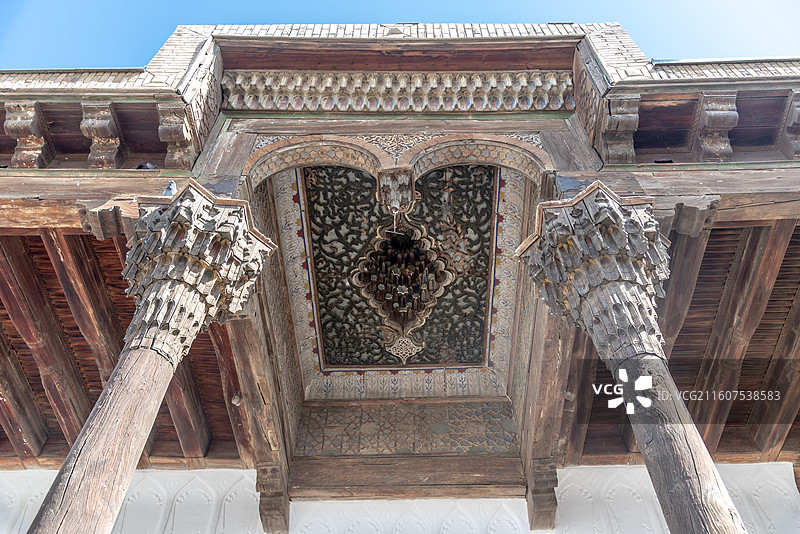 乌兹别克斯坦布哈拉风景-雅克城堡图片素材