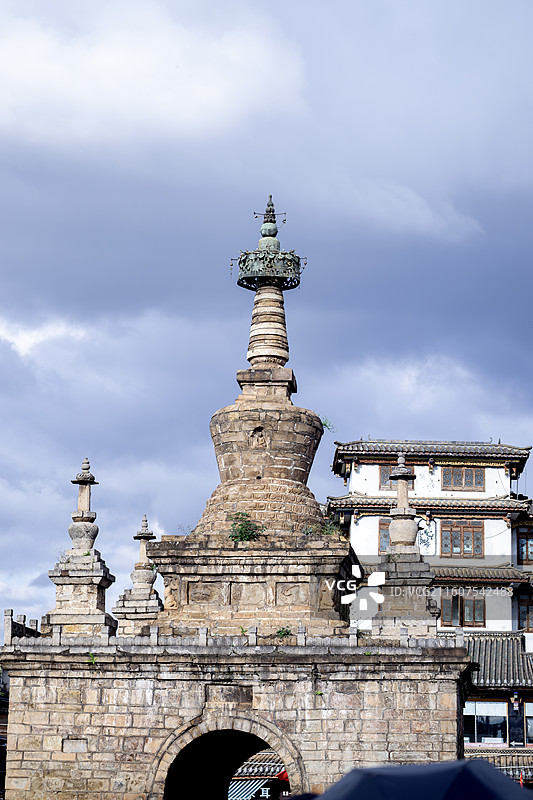 昆明官渡古镇妙湛寺金刚塔图片素材