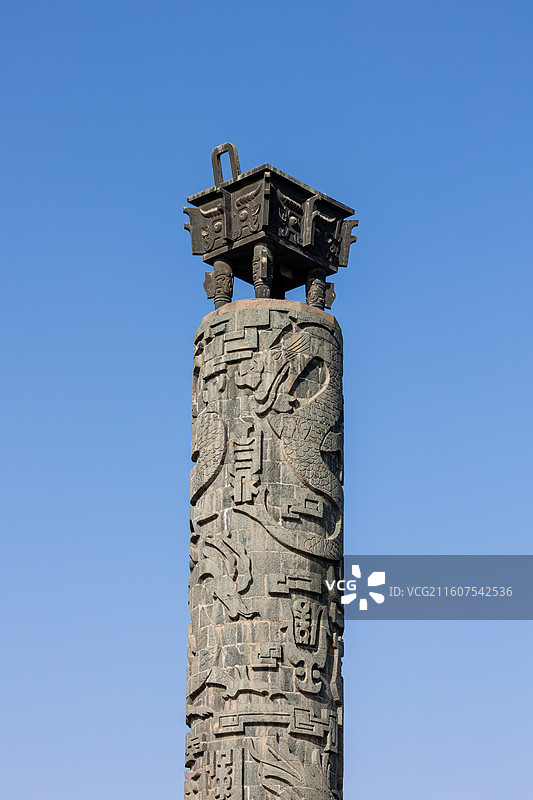 洛阳九龙鼎图片素材