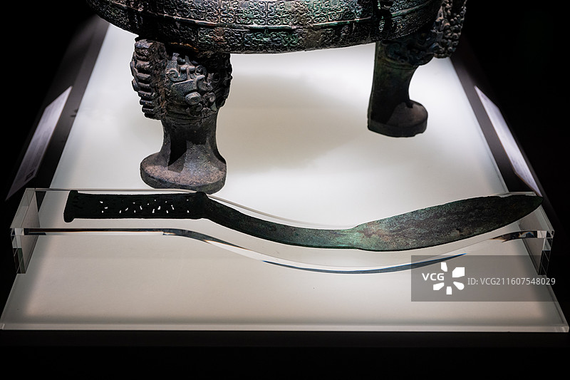 河南博物院 春秋 王子午鼎（附匕） 青铜器 淅川县下寺楚国墓地M2出土图片素材