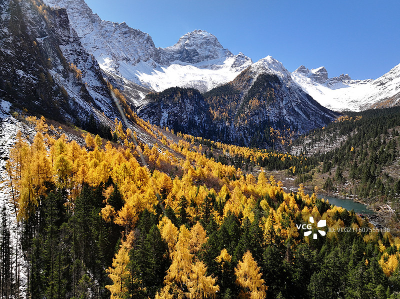 川西秋天的颜色图片素材