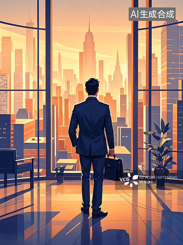 【AI数字艺术】欲穷千里目，更上一层楼。图片素材