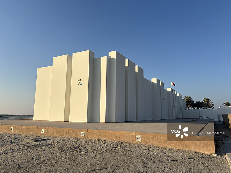 巴林麦纳麦城市旅游法塔赫大清真寺巴林门及集市巴林堡图片素材