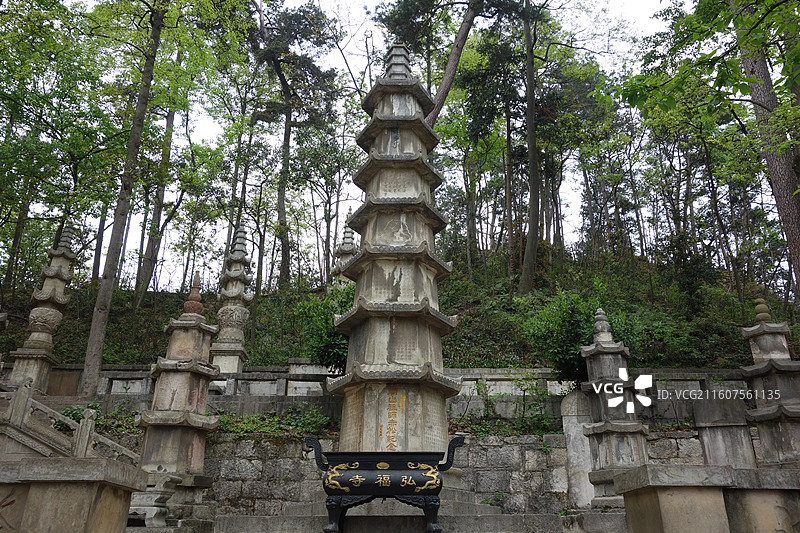 贵州省贵阳市黔灵山公园黔灵公园：弘福寺图片素材