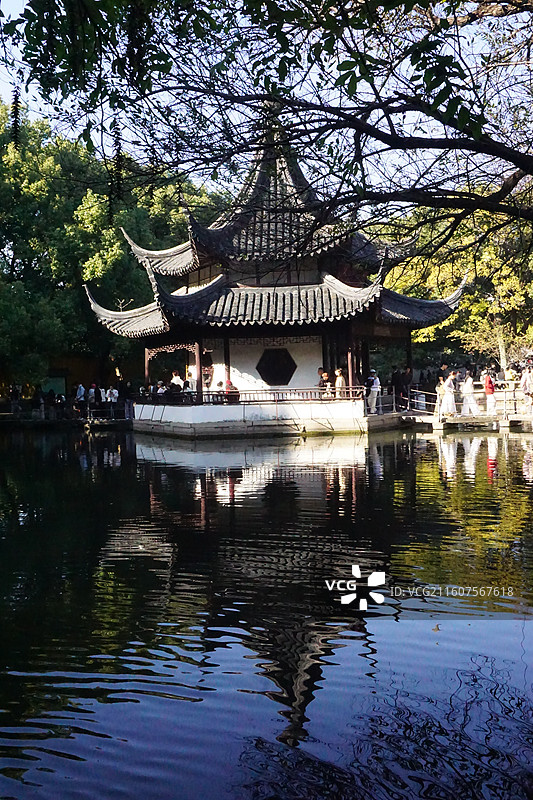 苏州的秋-西园寺图片素材