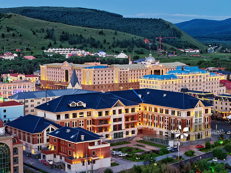 内蒙小城阿尔山图片素材