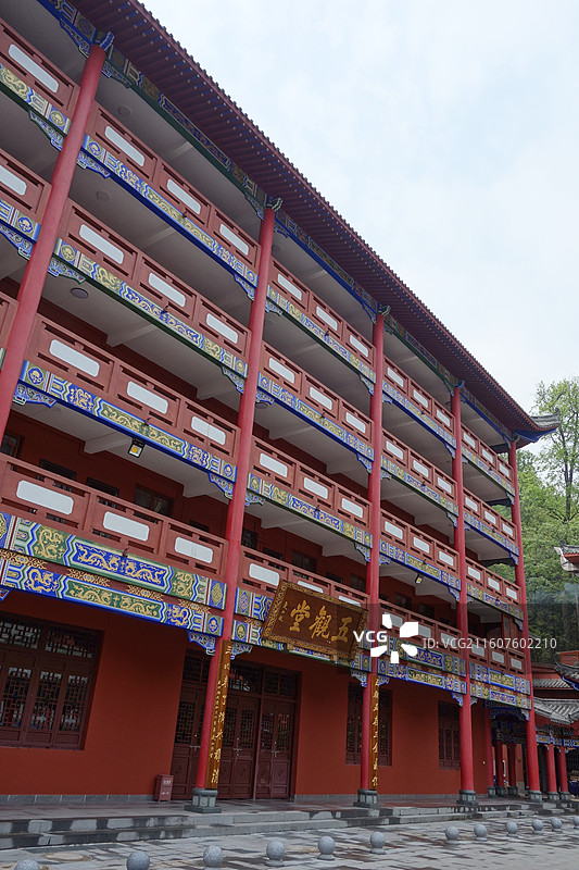 贵州省贵阳市黔灵山公园黔灵公园：弘福寺五观堂图片素材