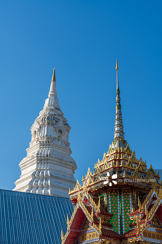 曼谷水门寺的佛塔图片素材