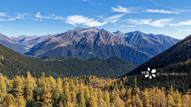 四川丹巴党岭葫芦海风光图片素材