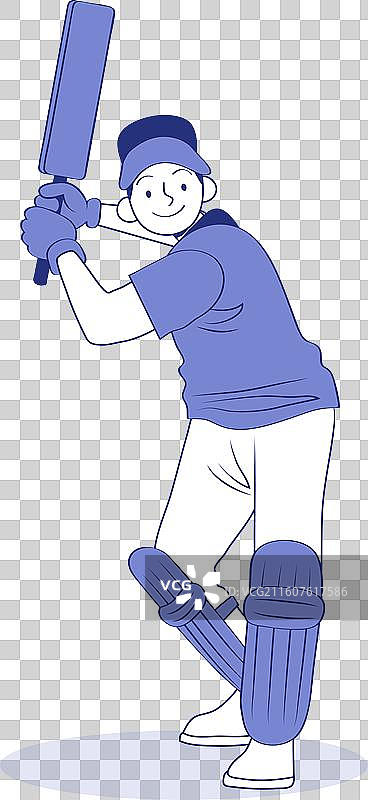 手绘风格的IPL板球图片素材