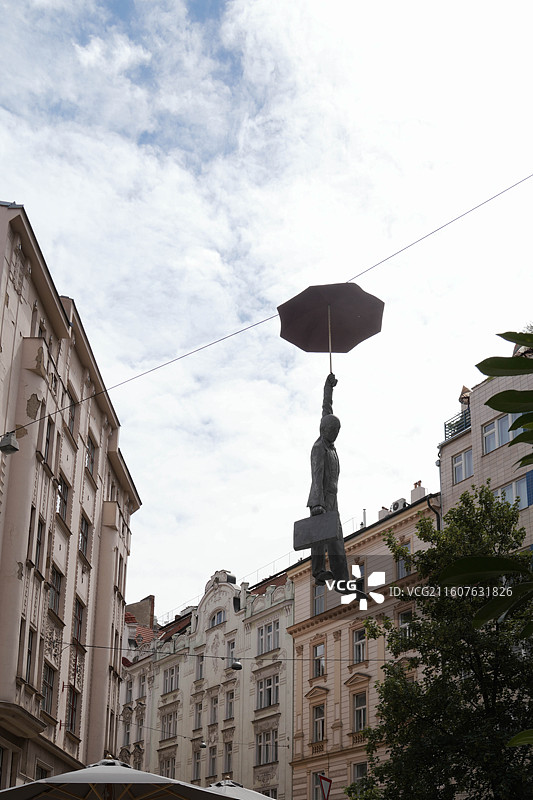 布拉格 建筑 雕像图片素材