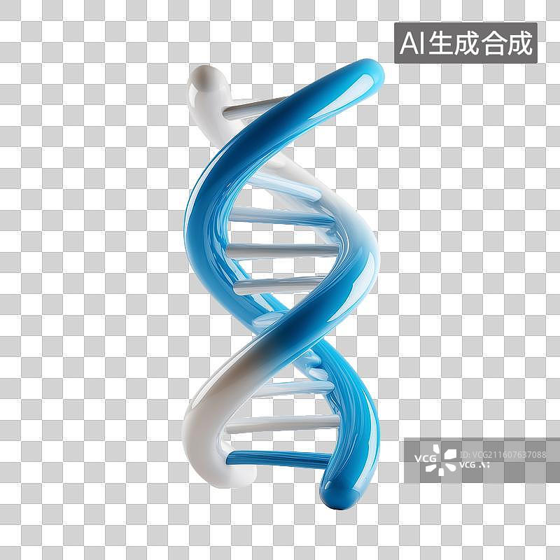 【AI数字艺术】DNA螺旋图标图片素材