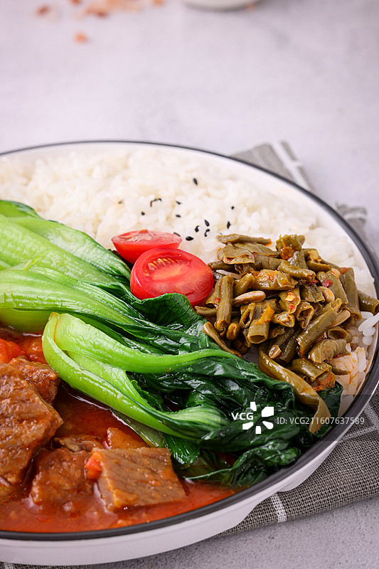 西红柿牛腩饭图片素材