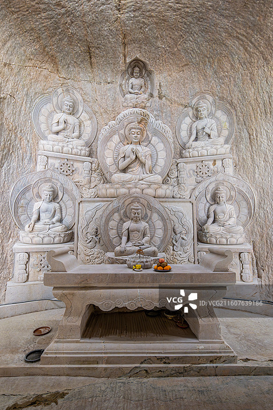 顺昌合掌岩风景区 合掌岩石窟图片素材