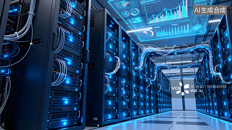 【AI数字艺术】科技感，光纤，大数据，云数据，城市云计算，云传输等概念图图片素材