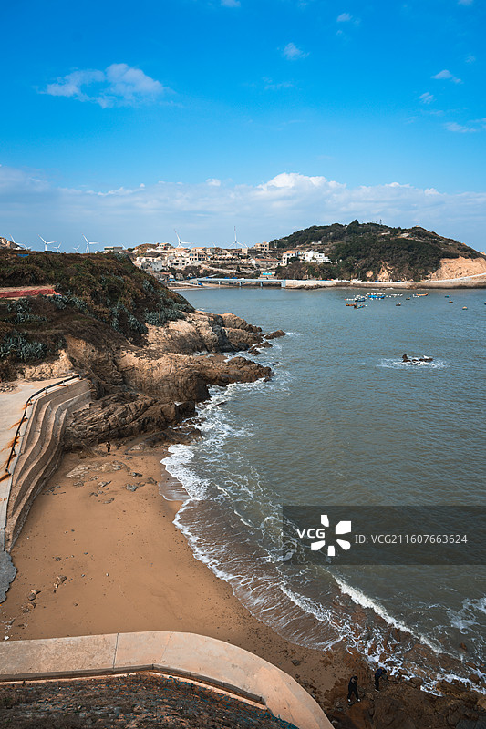 福建福州平潭北部湾生态廊道图片素材