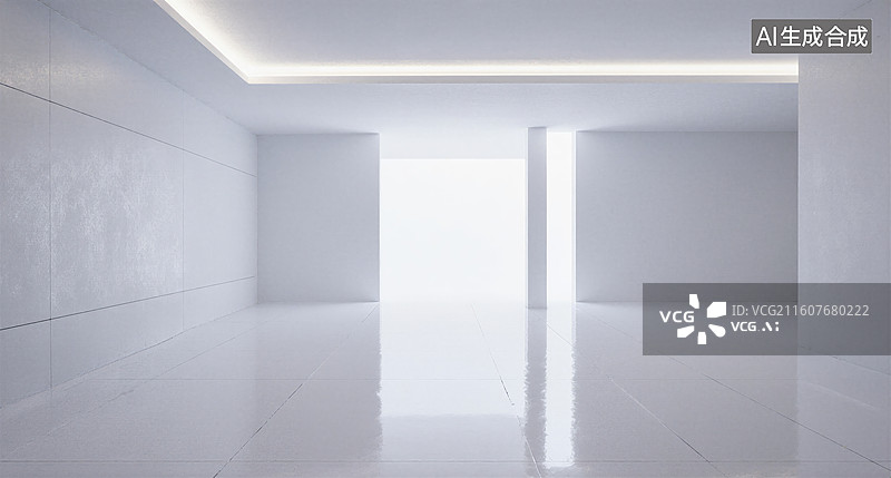 【AI数字艺术】极简空间图片素材